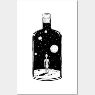 cosmic soul in a bottle Posters and Art